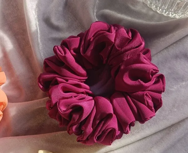 Luxe Satin Hijab Volumizer Scrunchie