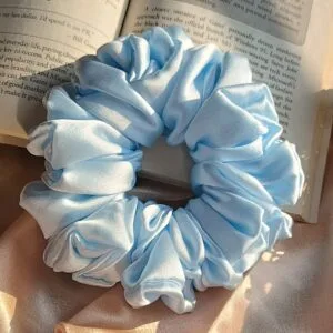 Satin Hijab Volumizer Scrunchie - Hair-Nourishing Hijab Styling