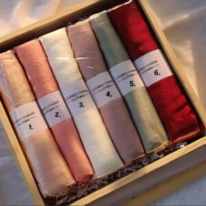 Textured Muna Satin Hijabs (Pastel Collection)