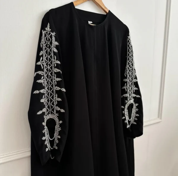 Jamilah Embellished Sleeve Abaya - Image 4