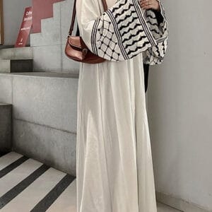 Palestinian keffiyeh Abaya