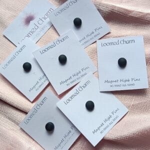 Magnetic Hijab Pins – No Snags, Secure & Stylish.