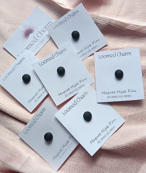 Magnetic Hijab Pins – No Snags, Secure & Stylish.