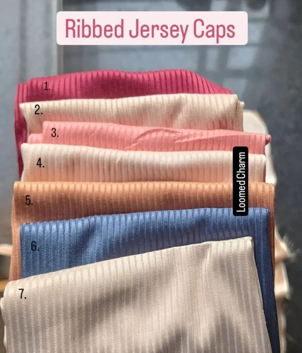 Ribbed Jersey Hijab Caps - Image 2