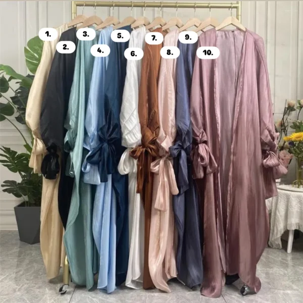 Organza Shimmer balloon Sleeves abaya catalog