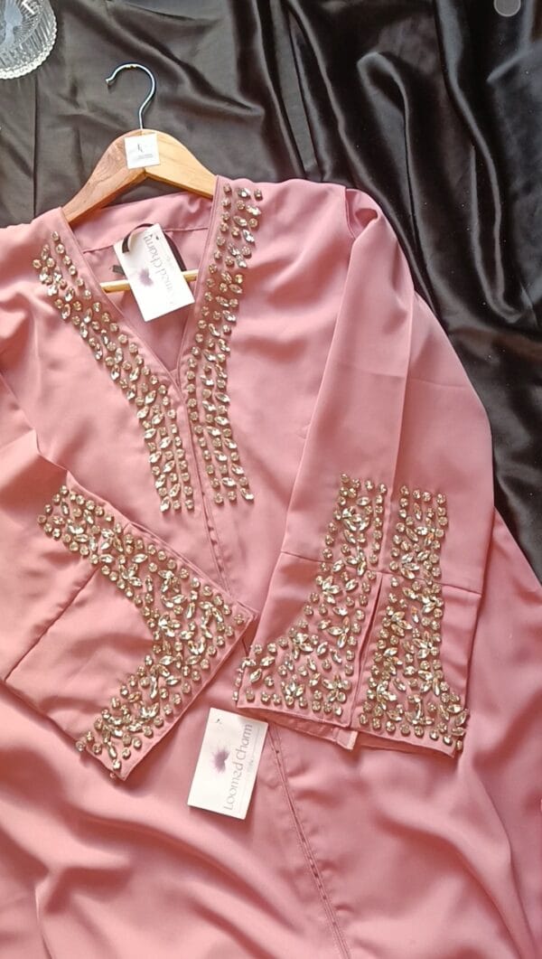 Eid Elegance Diamond-Studded Abaya