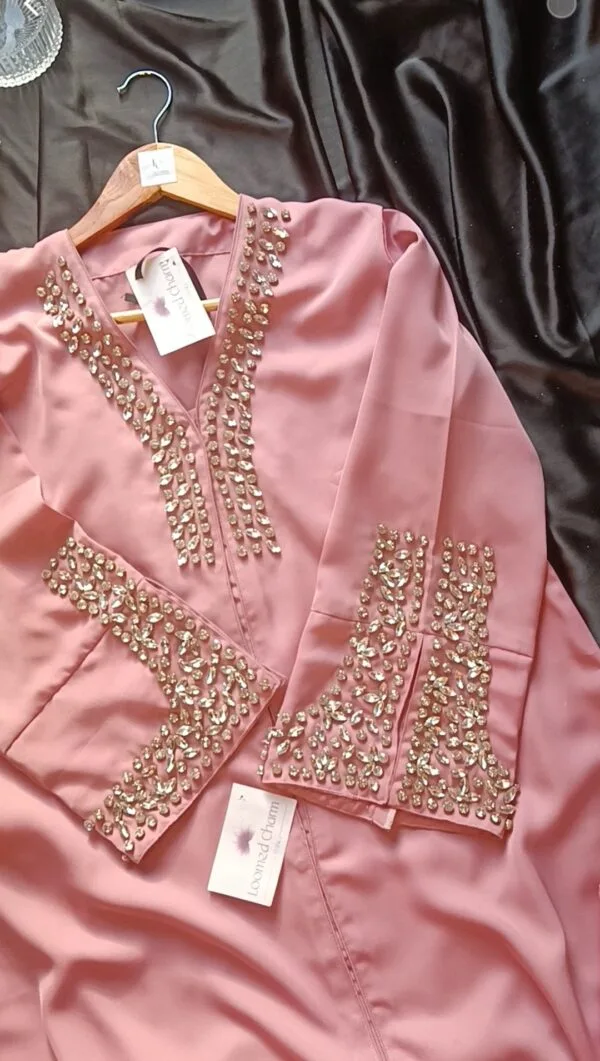 Eid Elegance Diamond-Studded Abaya